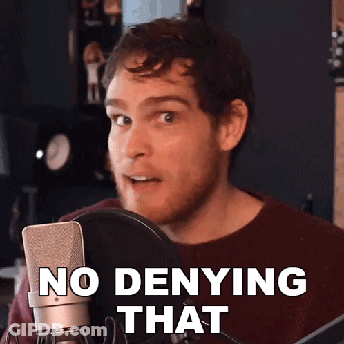 Man At Microphone Saying No Denying That GIF