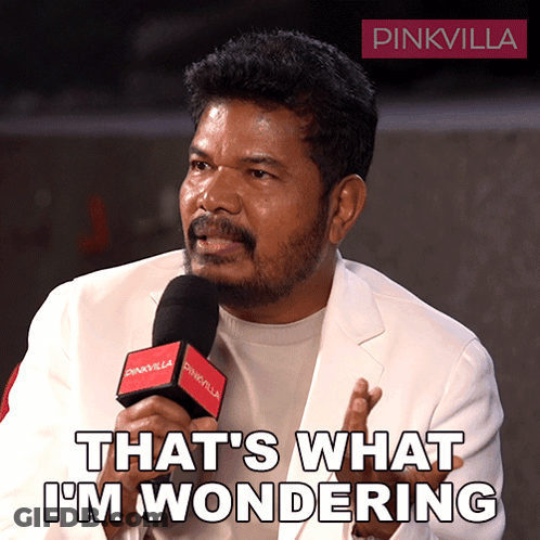 Man At Microphone Saying That's What I'm Wondering GIF