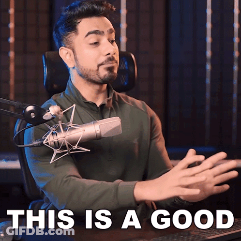 Man At Microphone Saying This Is A Good GIF