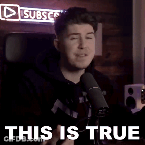 Man At Microphone Saying This Is True GIF
