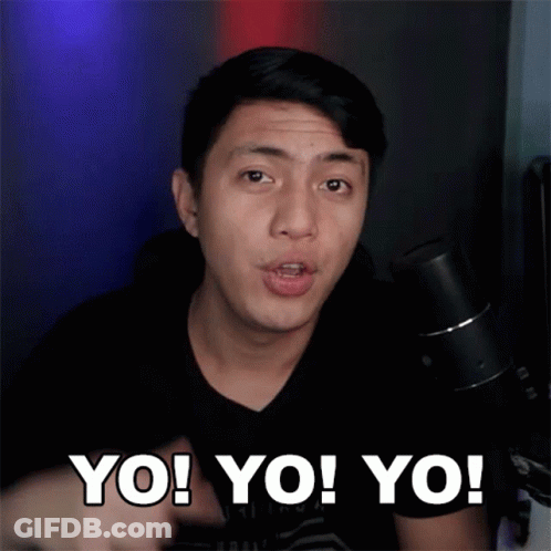 Man At Microphone Saying Yo Yo Yo GIF