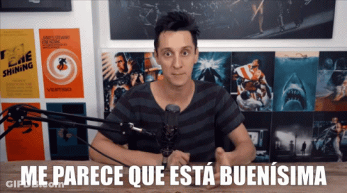 Man At Microphone Says Me Parece Que Esta Buenisma GIF