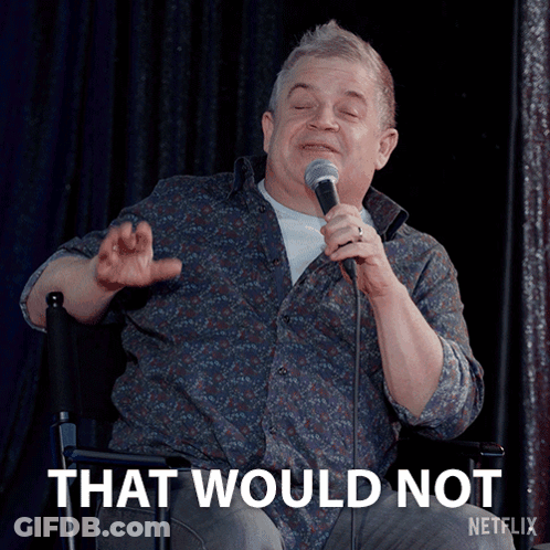 Man At Microphone Says That Would Not Netflix GIF