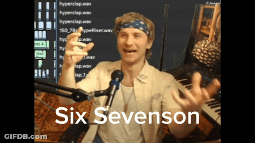 Man At Microphone Six Sevenson GIF