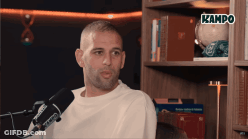 Man At Microphone With Kampo GIF