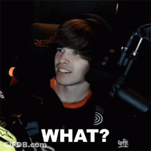 Man At Microphone With What Written Below GIF