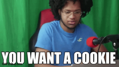 Man At Microphone You Want A Cookie GIF