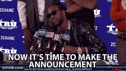 Man At Microphones Now It's Time To Make The Announcement GIF