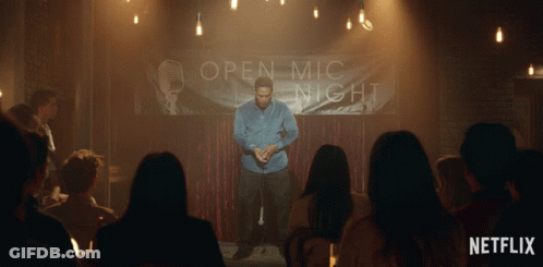 Man At Open Mic Night GIF