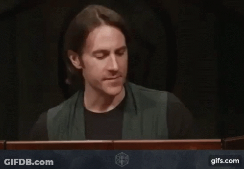 Man At Podium Saying Your Dungeon Master Will Remember This GIF