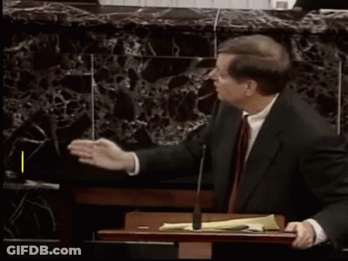 Man At Podium Says I Have Lost No Sleep Worry GIF
