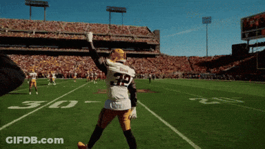 Man At Podium With Pokea Helmet Background GIF