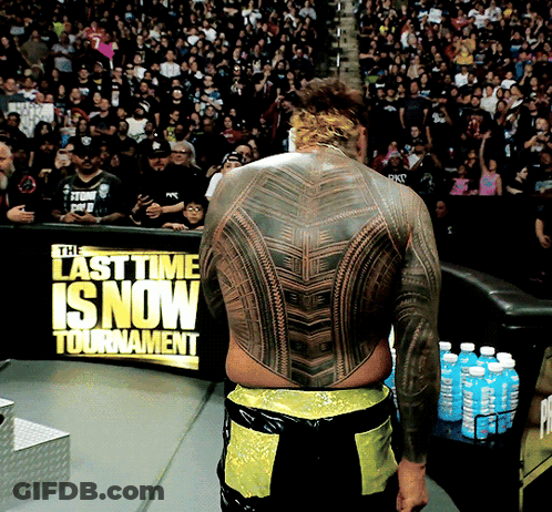 Man At The Last Time Is Now Tournament Sign GIF
