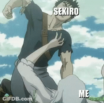 Man Attacked By Another Man Sekiro Me GIF