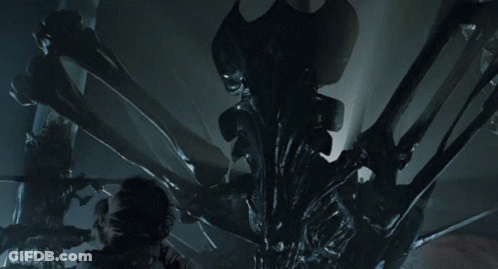 Man Attacked By Multi-Legged Monster GIF