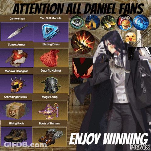 Man Attention All Daniel Fans Enjoy Winning GIF