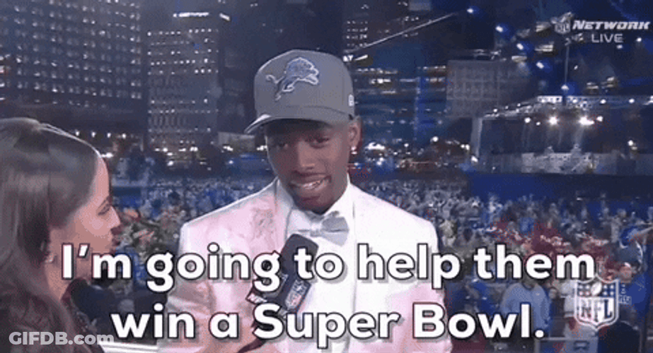 Man Auto Draft Help Win Super Bowl GIF