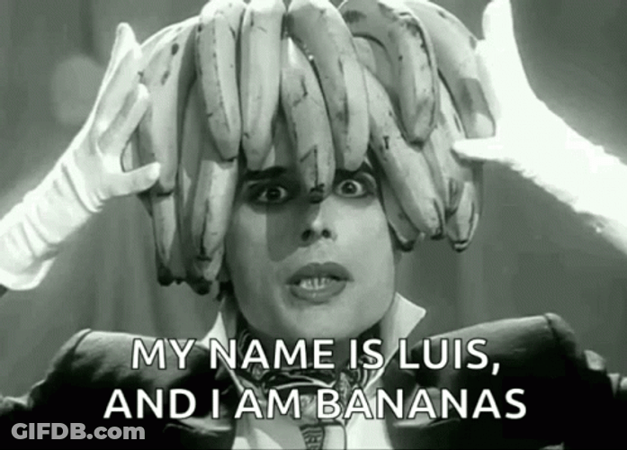 Man Banana Hair Meme GIF