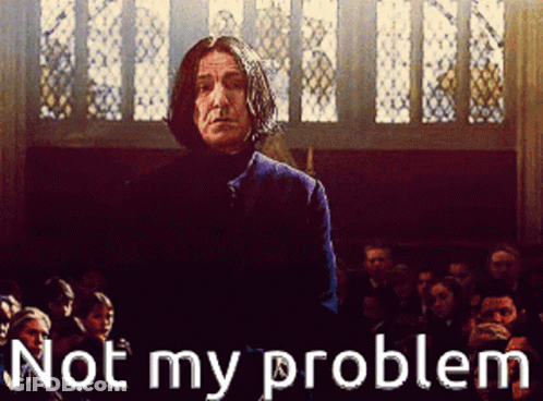 Man Before Crowd Not My Problem GIF
