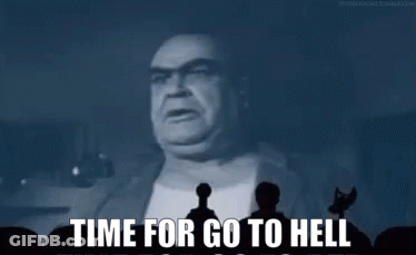 Man Before Crowd Time For Go To Hell GIF