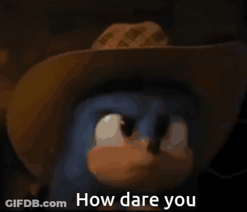 Man Before Door Saying How Dare You GIF