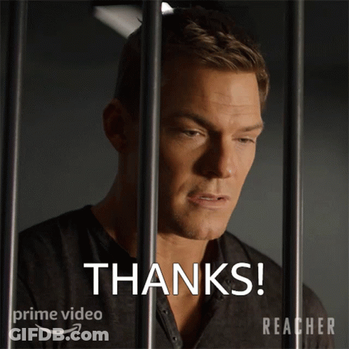 Man Behind Bars Saying Thanks GIF