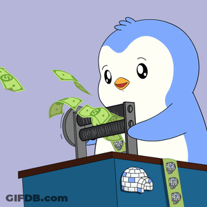 Man Behind Desk Money Printer Go Errr GIF