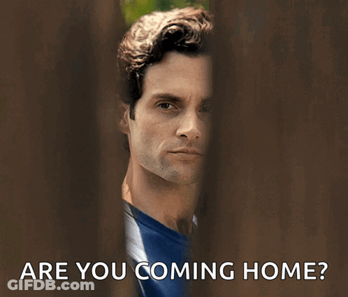 Man Behind Fence Asking Are You Coming Home GIF