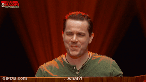 Man Behind Podium Dungeons & Dragons Adventures GIF