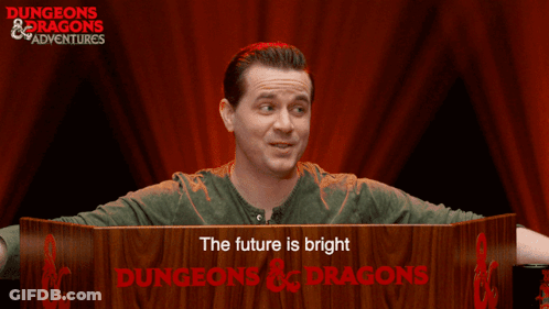 Man Behind Podium Saying Dungeons And Dragons GIF