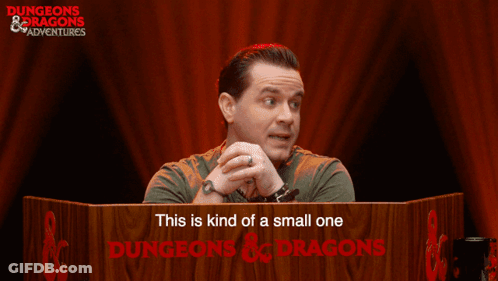Man Behind Podium Saying This Is Kind Of A Small One GIF