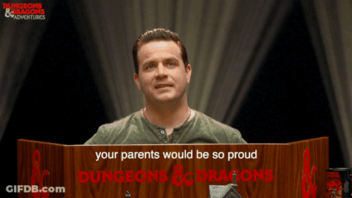 Man Behind Podium Saying Your Parents Would Be So Proud GIF