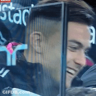 Man Behind Screen Saying First Star GIF