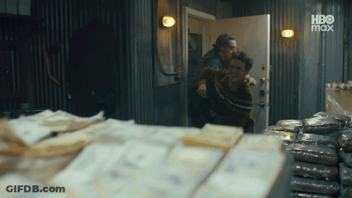 Man Being Held By Another Man HBO Max GIF