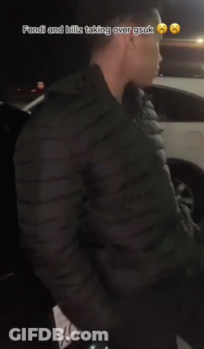 Man Black Jacket White Car Fendi Billz Takeover GIF