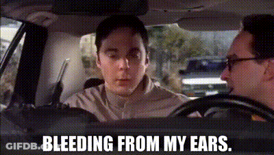 Man Bleeding From Ears In Car GIF