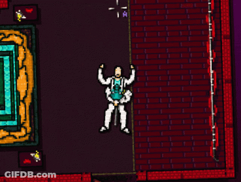 Man Bleeding From Head 1000Pts GIF