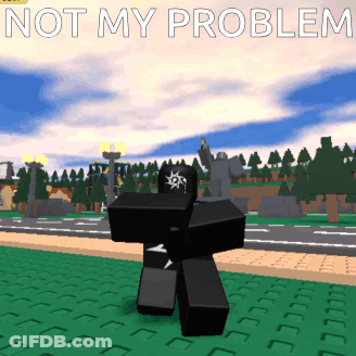 Man Blue Hat Yellow Turtleneck That's Not My Problem GIF