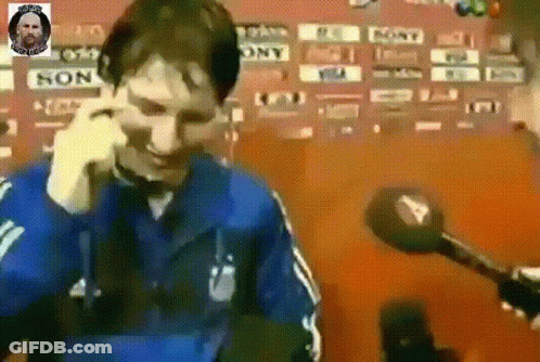 Man Blue Jacket Talking Into Microphone Sony Wall GIF