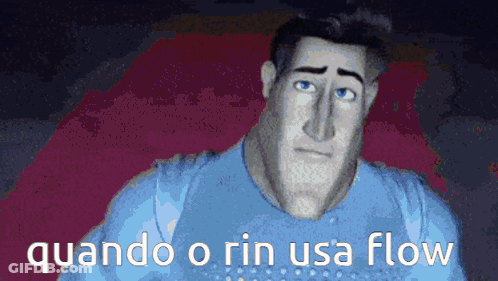Man Blue Shirt Quando O Rin Usa Flow GIF