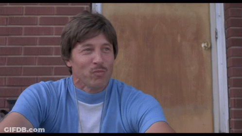 Man Blue Shirt Saying How Much You Wanna Make Bet GIF