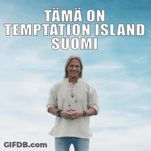 Man Blue Sky Tama On Temptation Island Suomi GIF