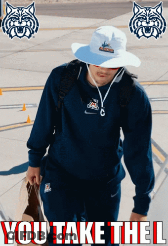 Man Blue Sweatshirt White Hat You Take The I GIF