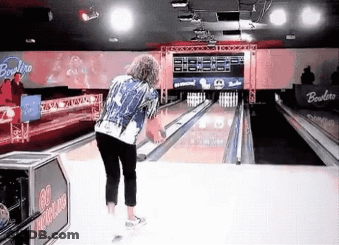 Man Bowling Alley Etiquette GIF