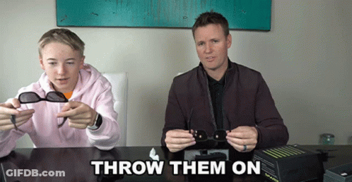 Man Boy Table Saying Throw Them On GIF