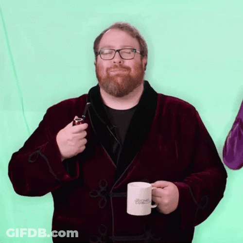Man Bursting Into Sensible Chuckle GIF