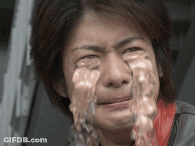 Man Bursting Out Tears Crying Meme GIF