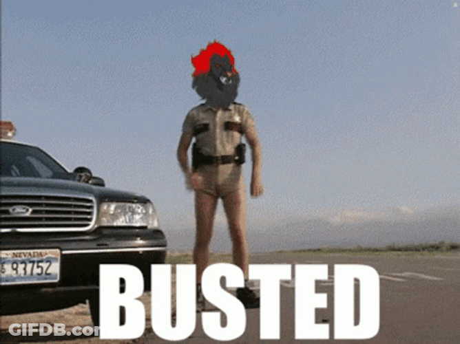 Man Busted Unexpected Action GIF