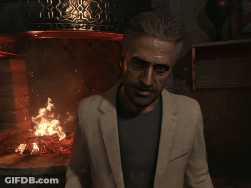 Man By Fireplace Says Remember We Are Ready GIF