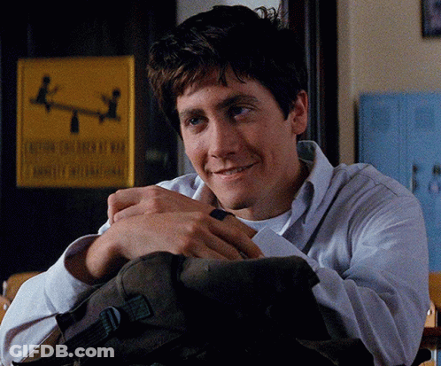 Man By Yellow Sign Return Children To Parents GIF